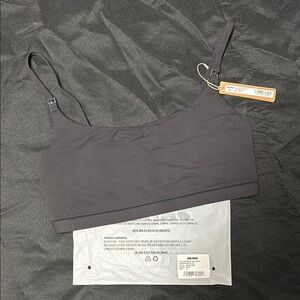 SKIMS Fits Everybody Maternity Nursing Bralette / Onyx /Medium
